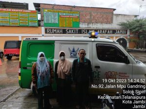 dampingi pasien tumor